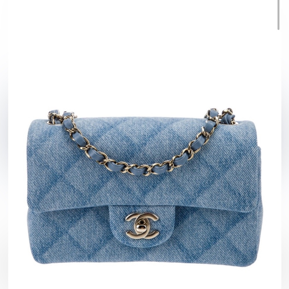 CHANEL Mini Denim Classic Flap